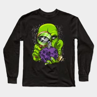 Astronaut Alien Abduction Long Sleeve T-Shirt